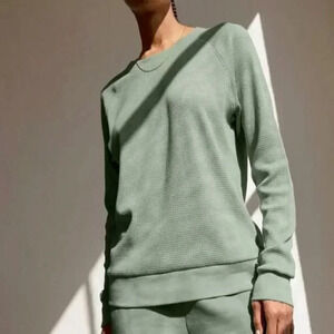 Aritzia Tna Andrews Thermal  In Sea Green Color